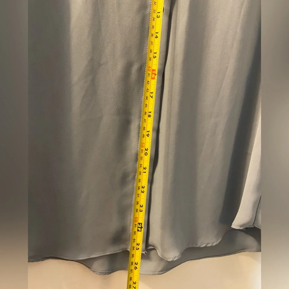 NWOT Beautiful Powder Slate Blue Blouse - Picture 7 of 15